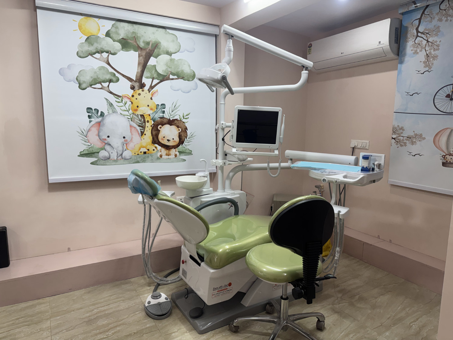 Friendly and engaging pediatric dental environment