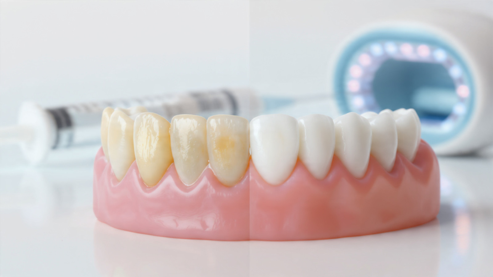 Patient showing off a bright white smile